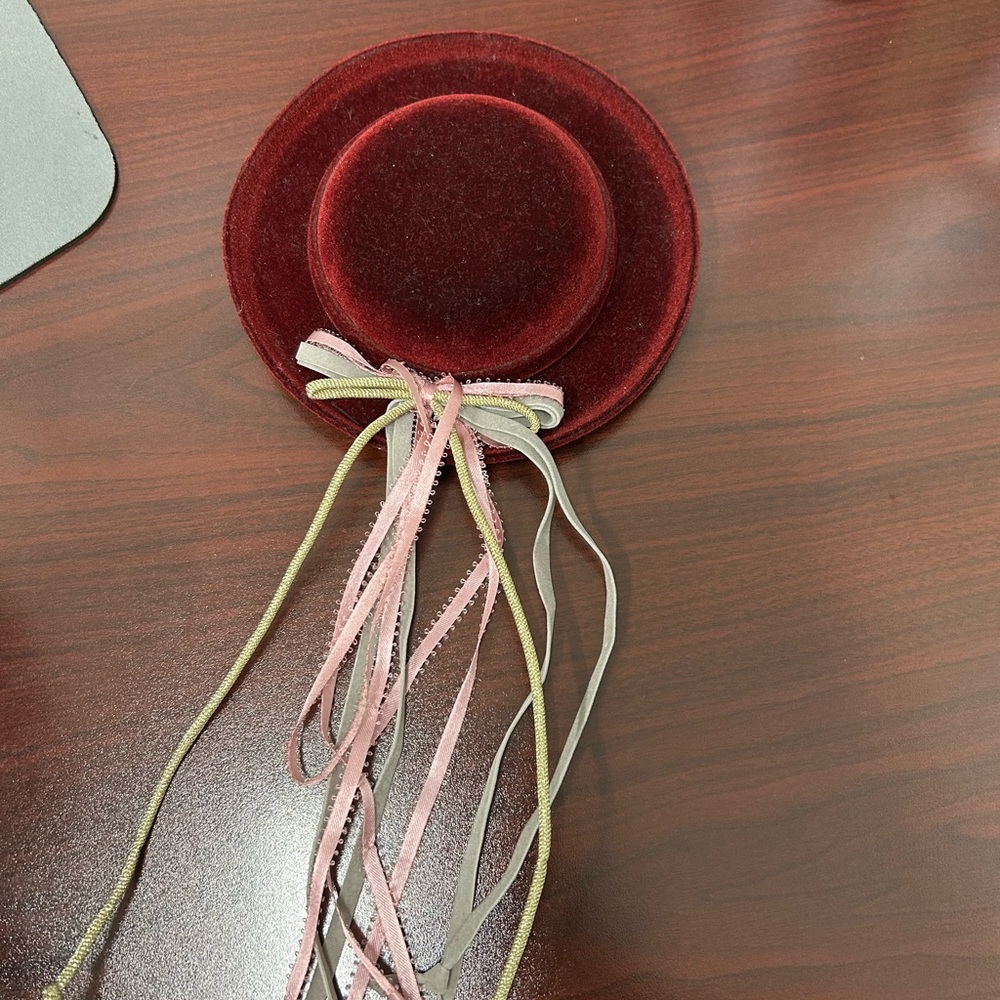 American Girl Samantha Parkington Hat with Ribbons